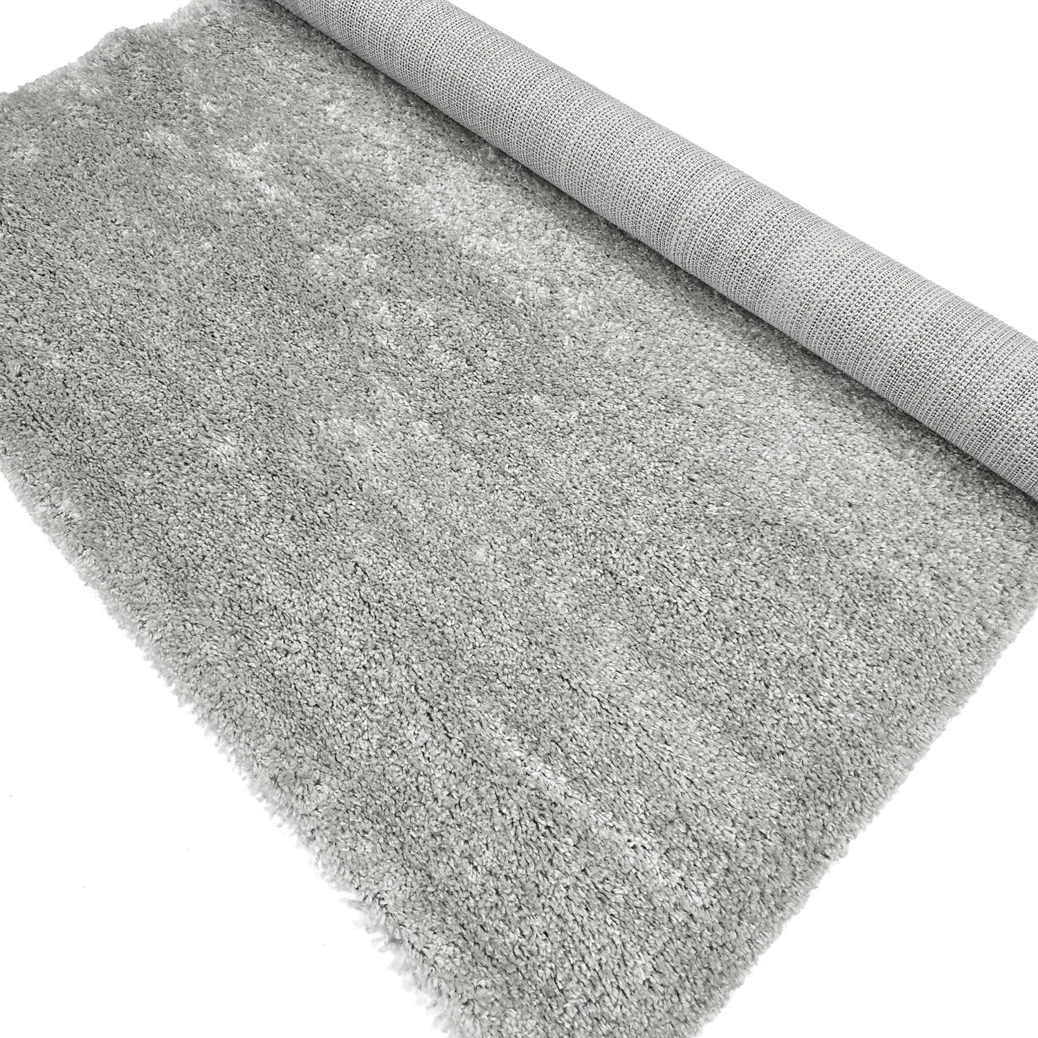 Tapis à poils longs - Zoe (gris)