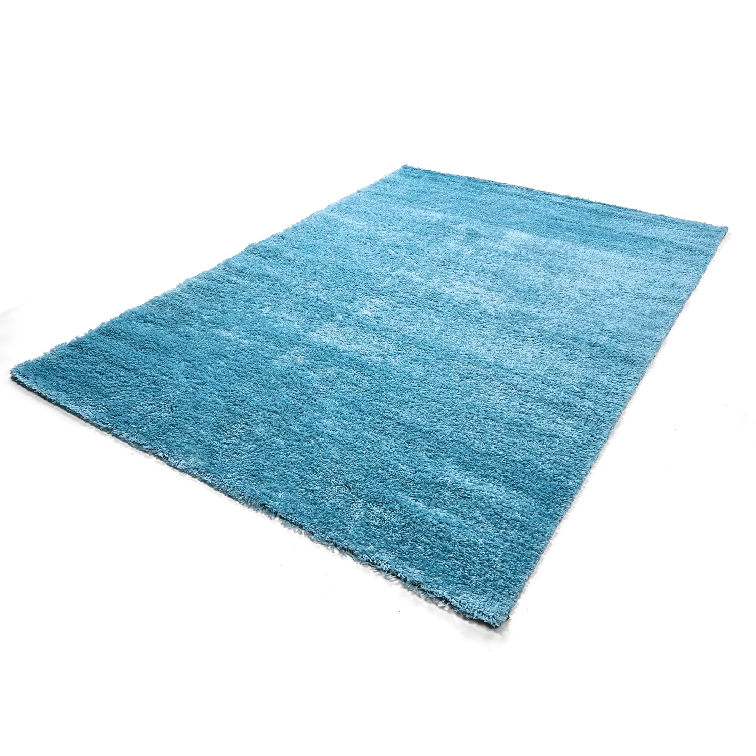 Tapis à poils longs - Zoe (turquoise)