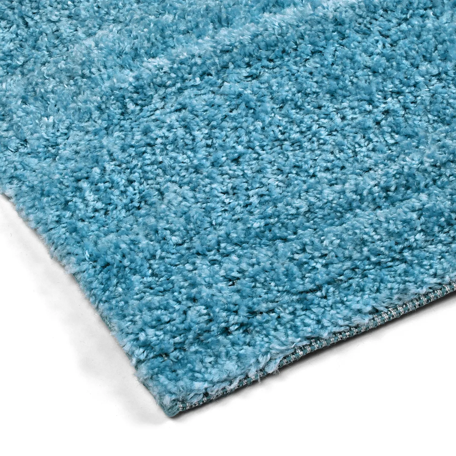 Tapis à poils longs - Zoe (turquoise)