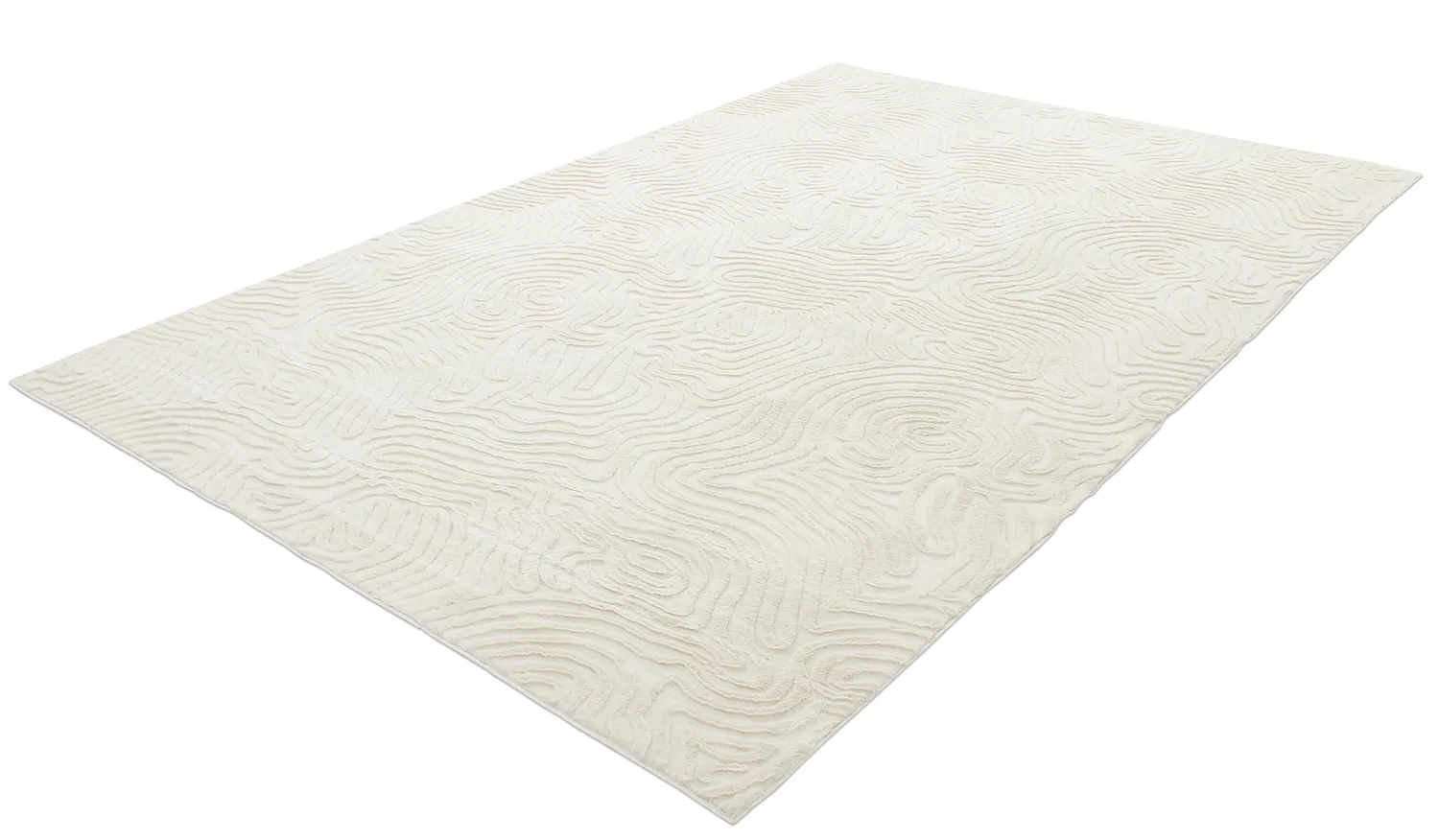 Tapis à poils longs - Amora (blanc cassé)
