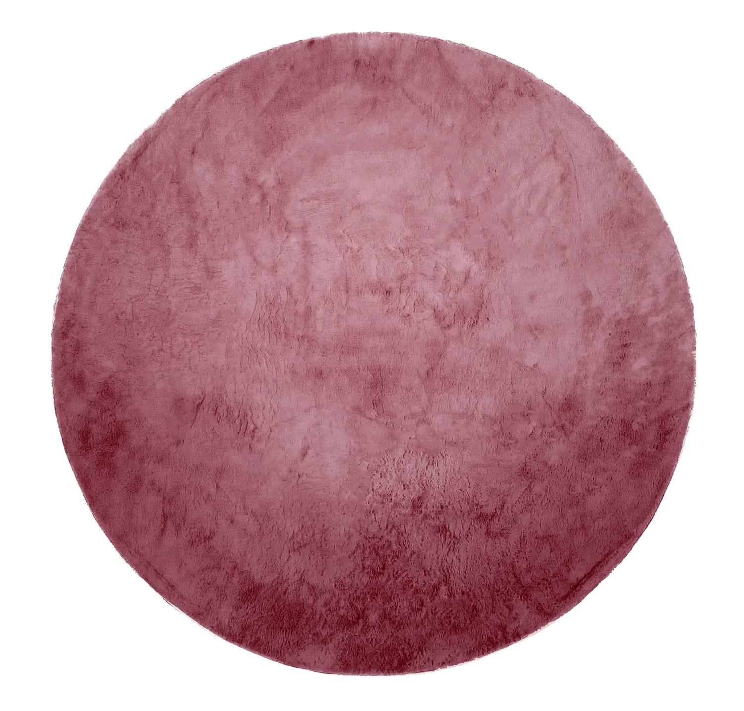 Tapis ronds - Aranga Super Soft Fur (rose)