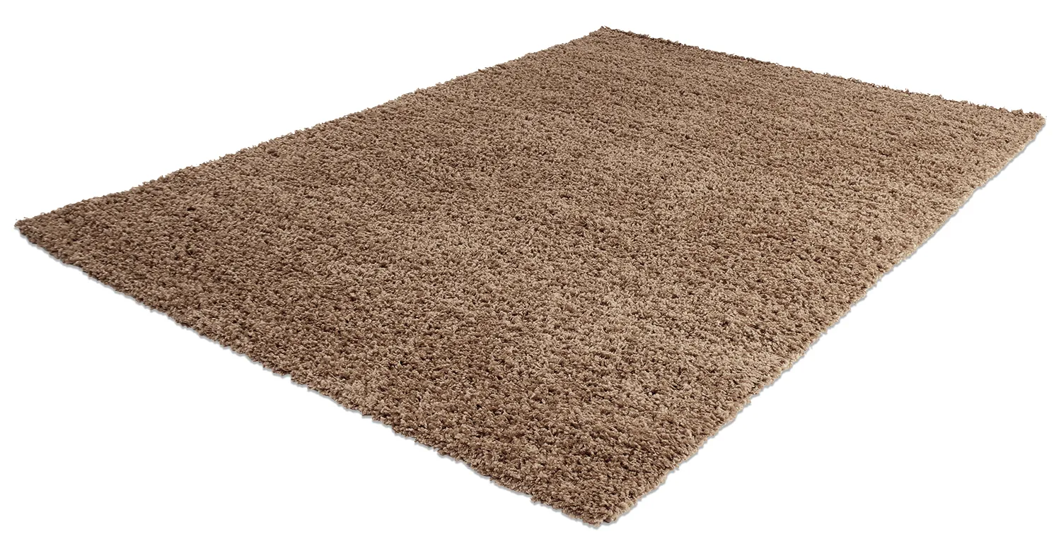 Tapis moelleux - Zoe (marron)