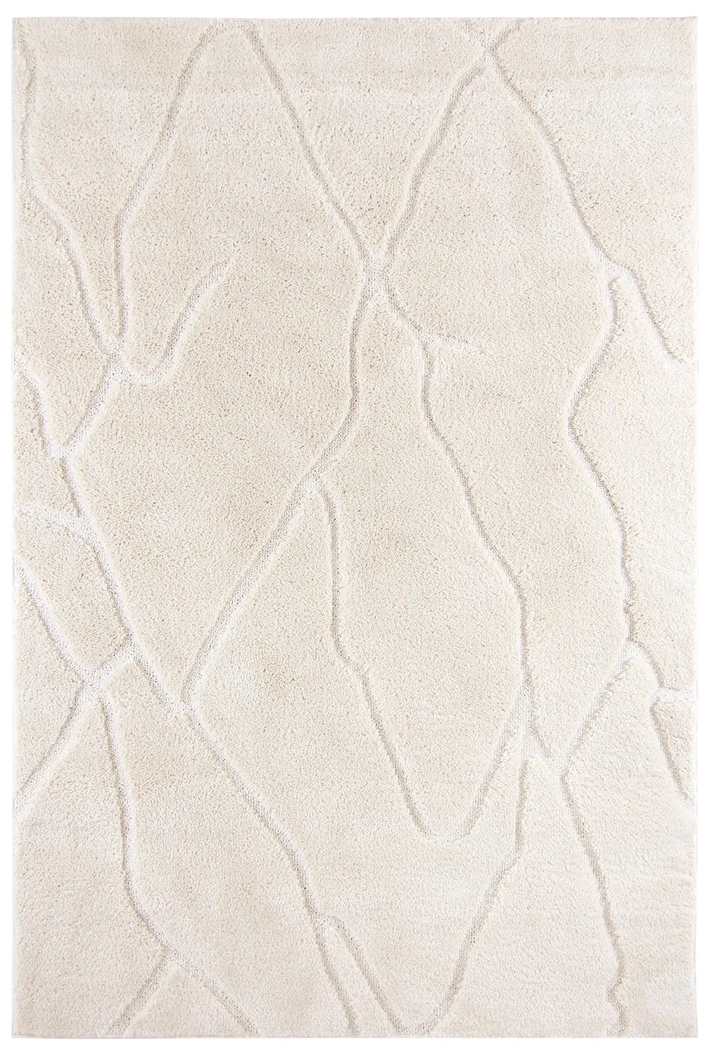 Tapis moelleux - Enola (blanc cassé)