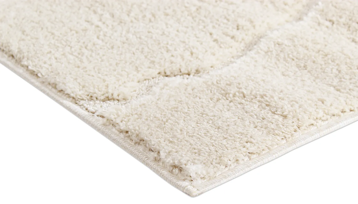 Tapis moelleux - Enola (blanc cassé)