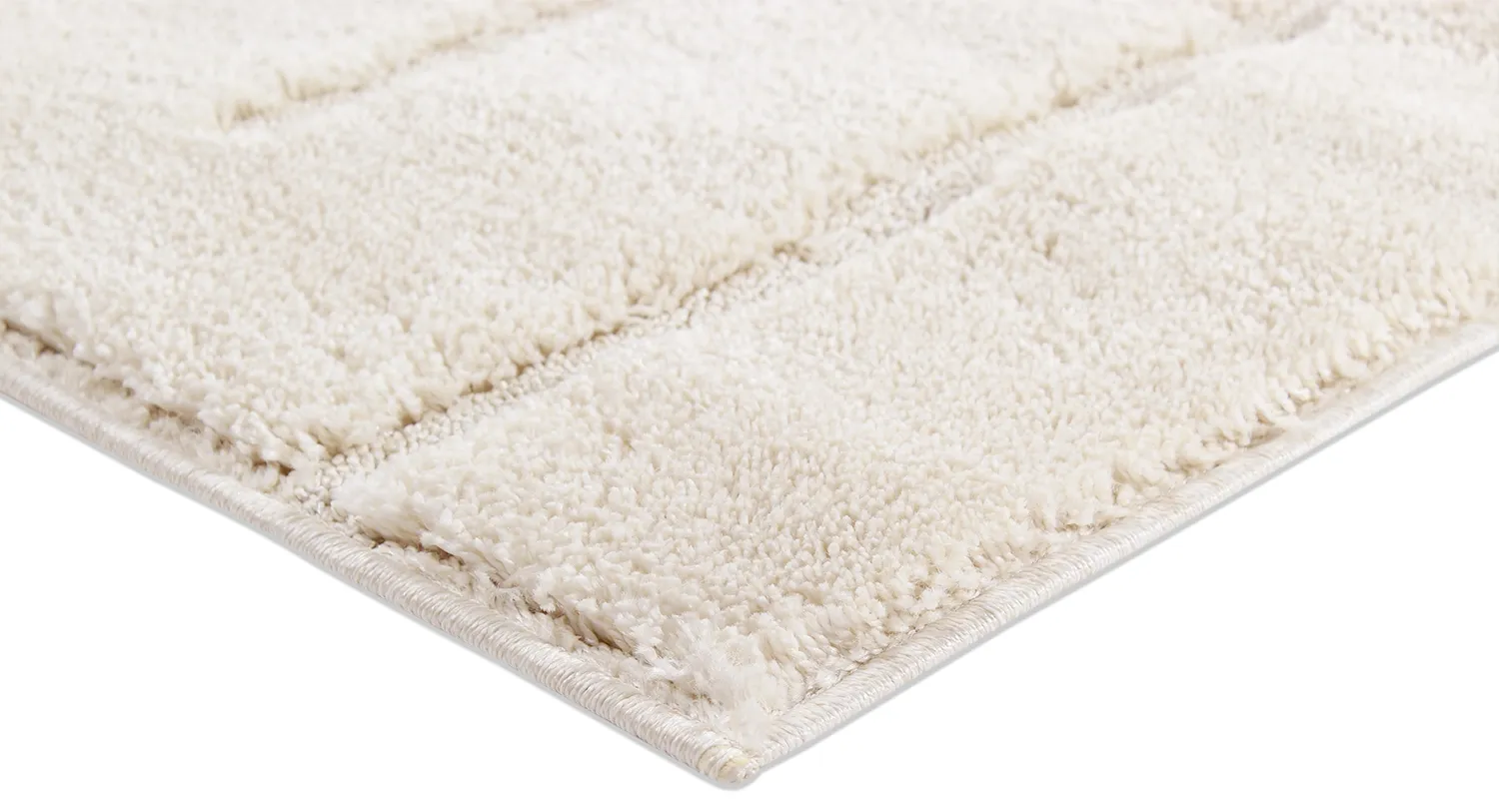 Tapis moelleux - Flavia (blanc cassé)