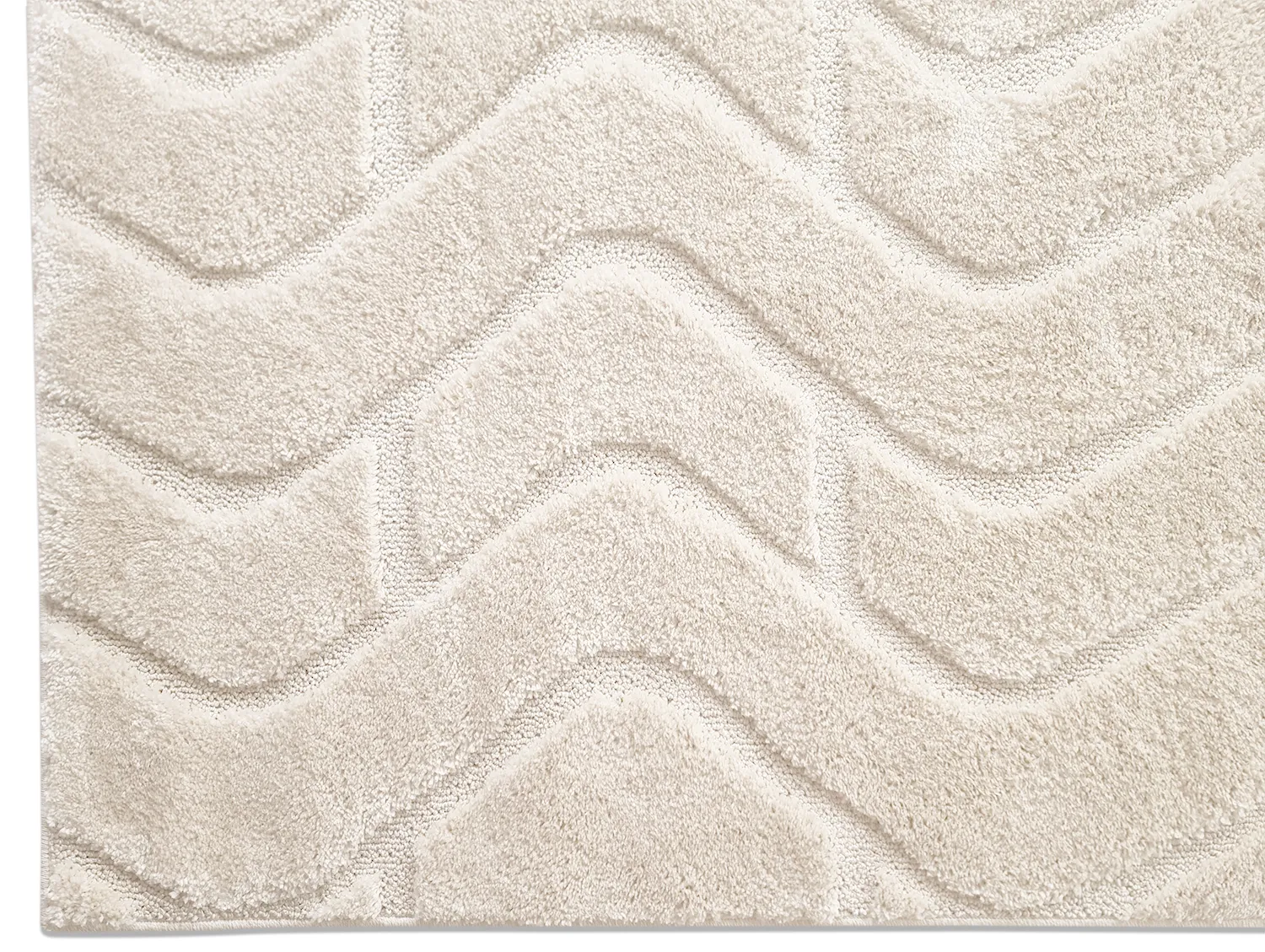 Tapis moelleux - Ottoline (blanc cassé)