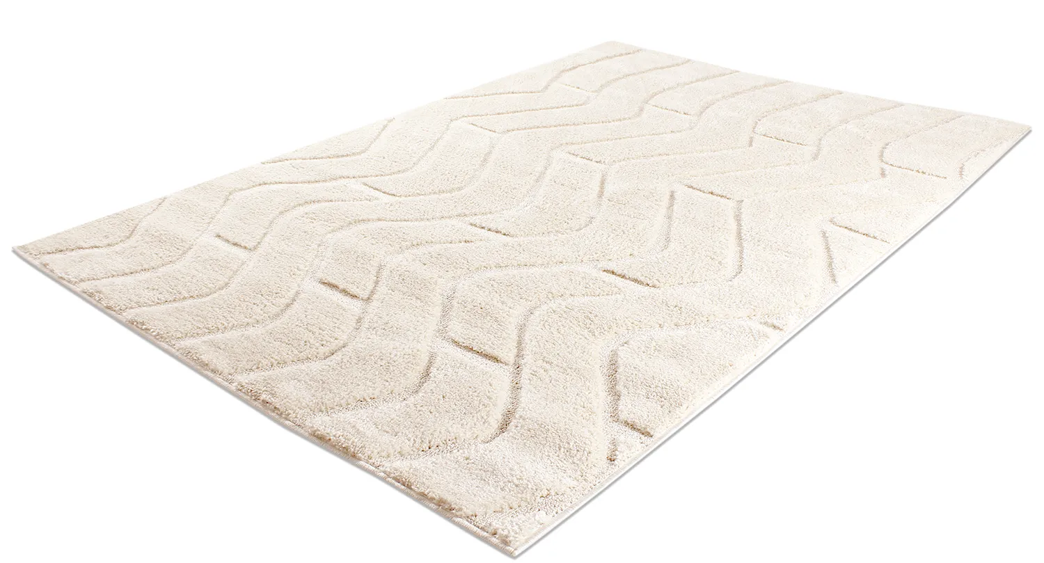 Tapis moelleux - Ottoline (blanc cassé)