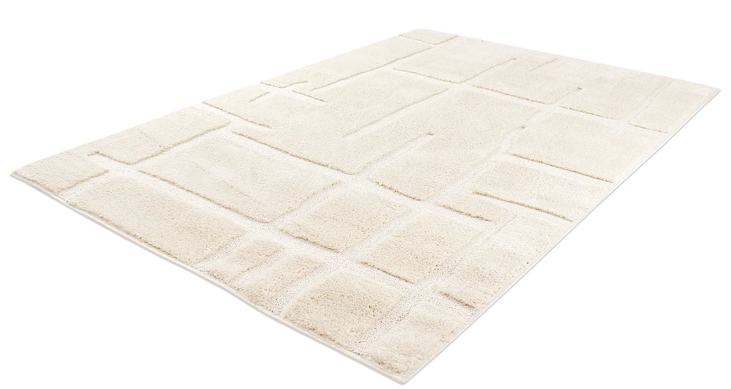 Tapis moelleux - Tillie (blanc cassé)