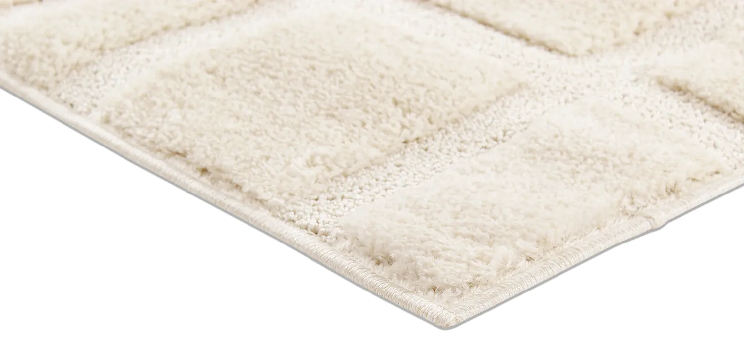 Tapis moelleux - Tillie (blanc cassé)