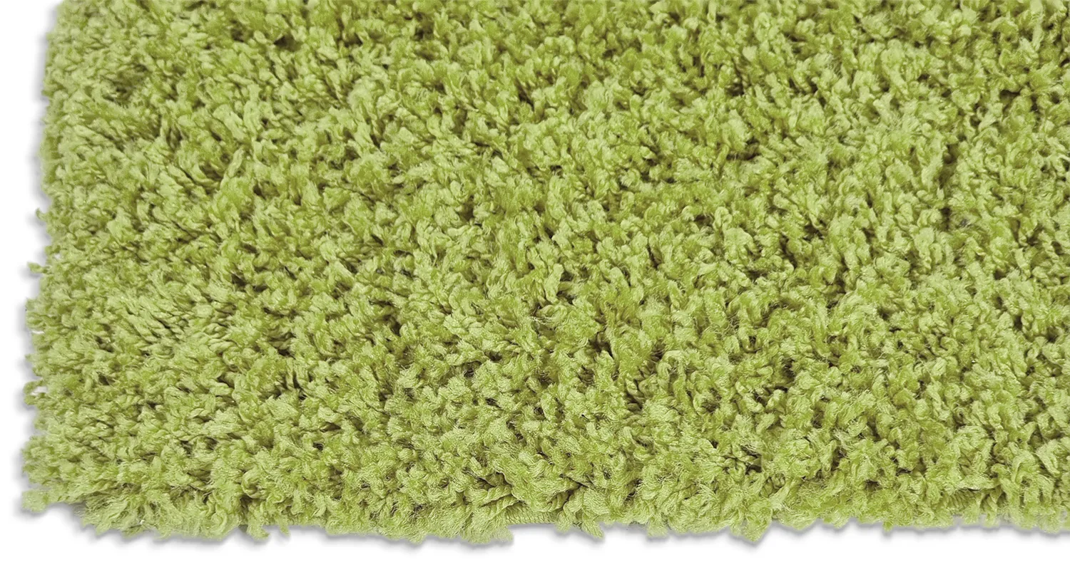 Tapis moelleux - Zoe (vert)