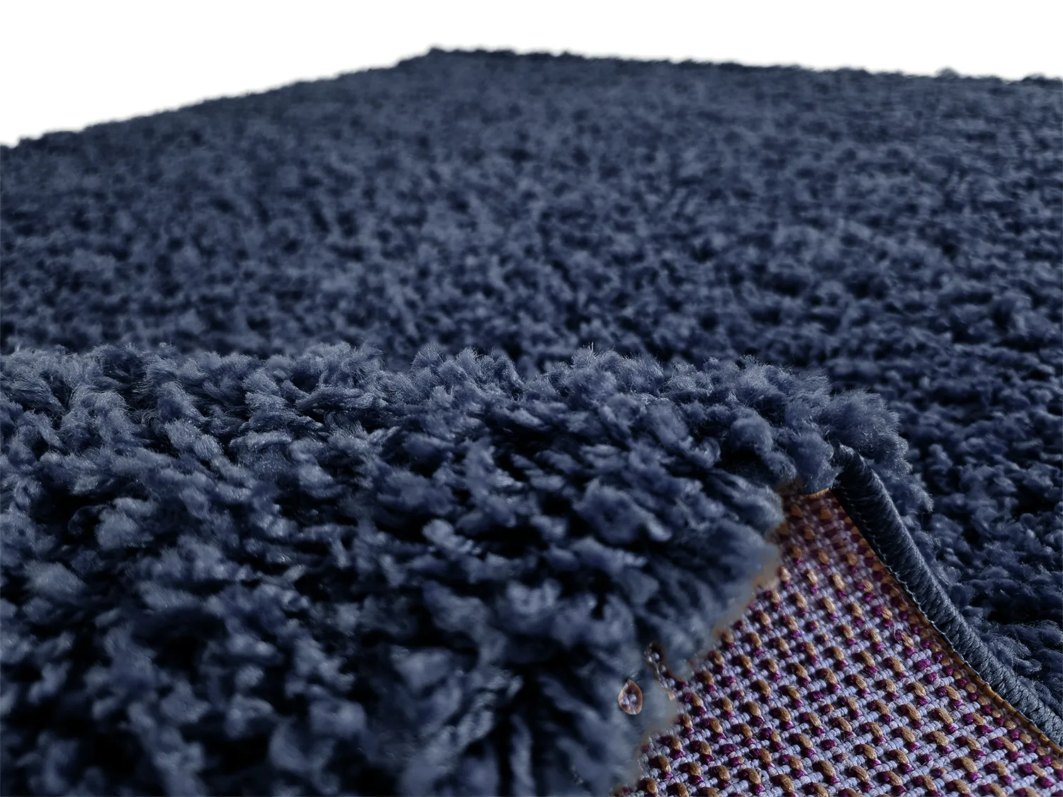 Tapis moelleux - Zoe (bleu foncé)