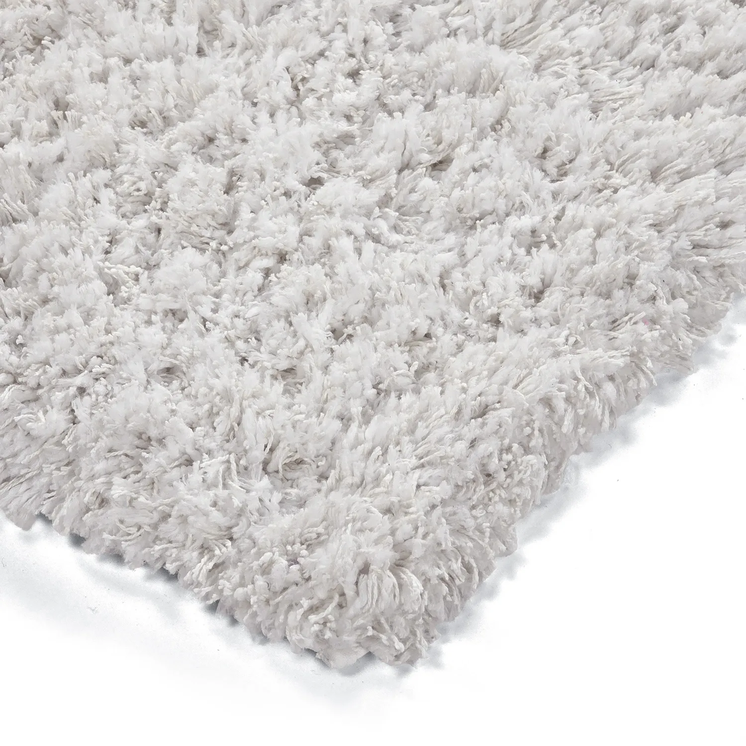 Tapis shaggy - Combarro Solid Cotton Shaggy (crème)