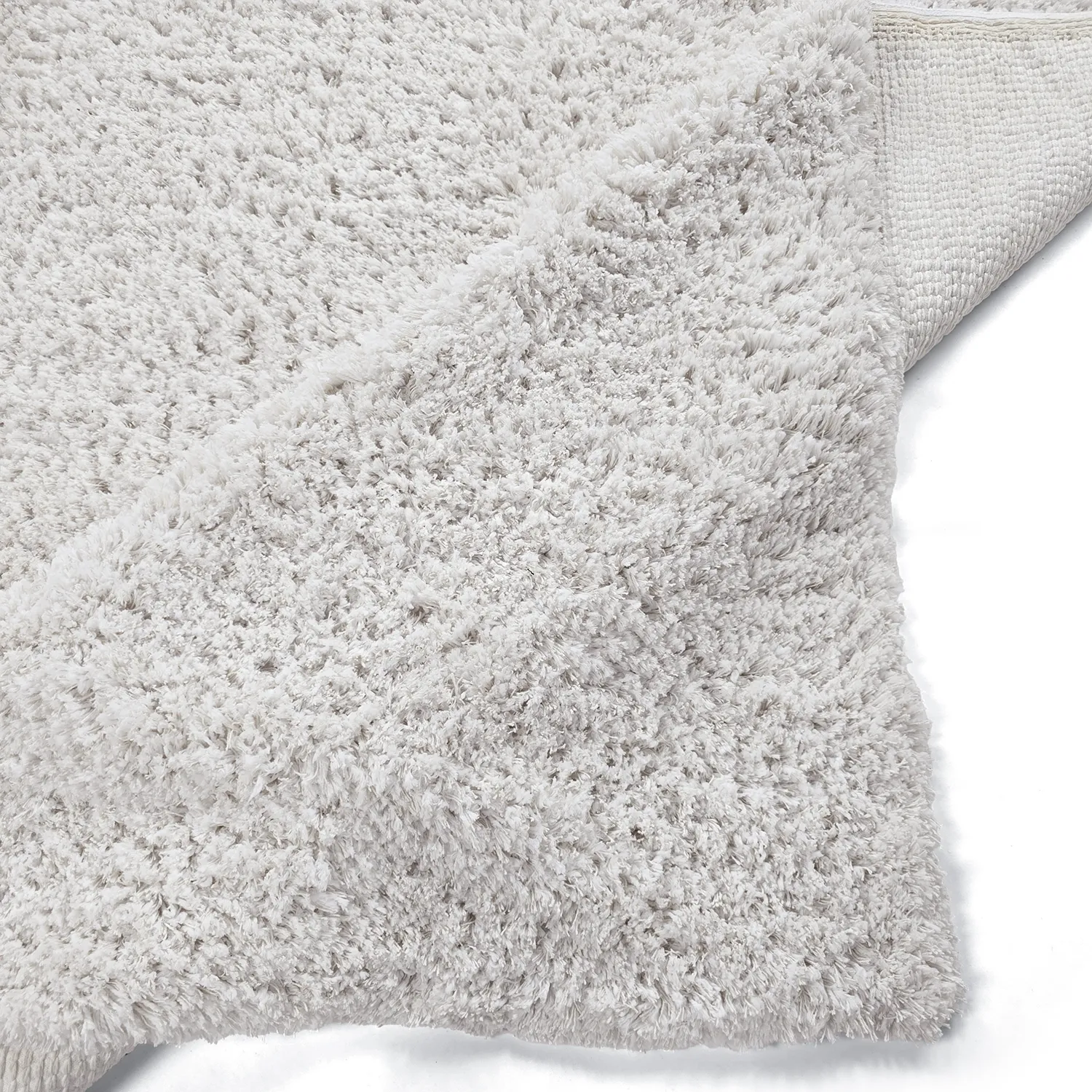 Tapis shaggy - Combarro Solid Cotton Shaggy (crème)