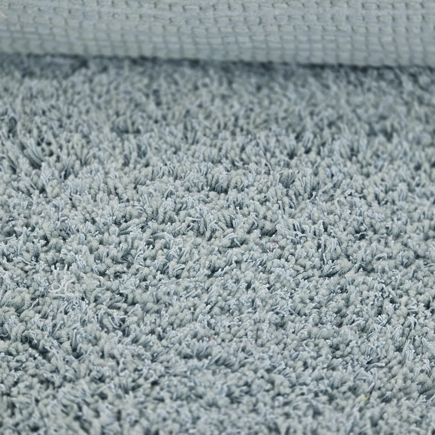 Tapis shaggy - Combarro Solid Cotton Shaggy (bleu clair)
