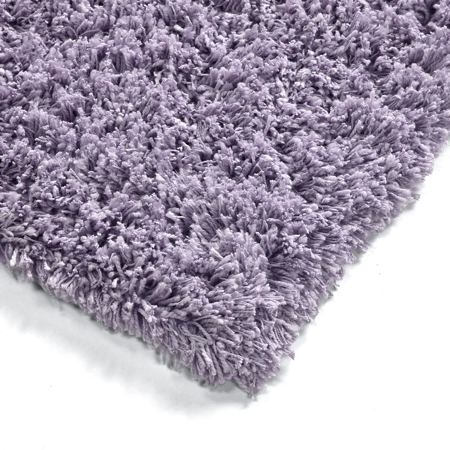 Tapis shaggy - Combarro Solid Cotton Shaggy (violet clair)