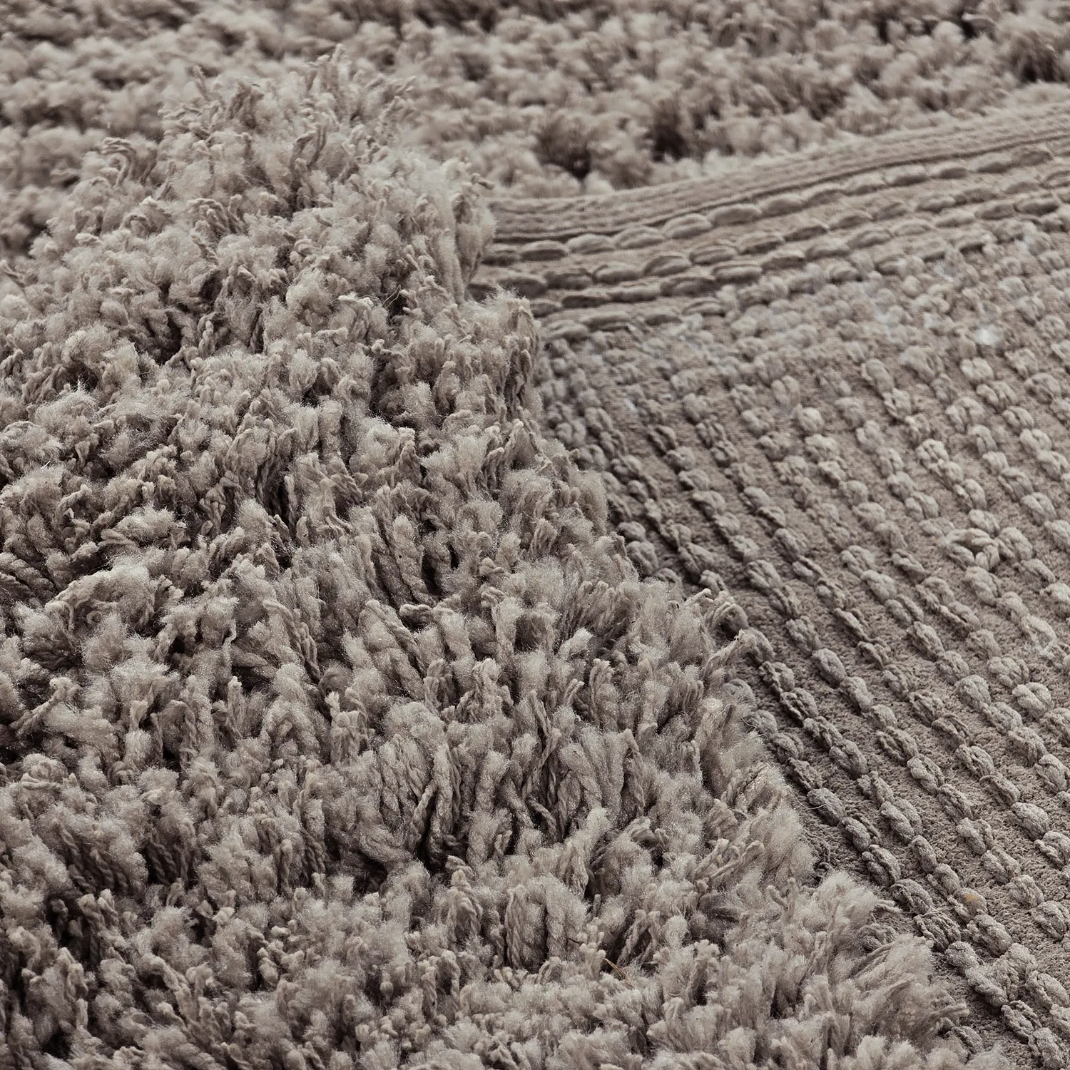 Tapis shaggy - Combarro Solid Cotton Shaggy (taupe)