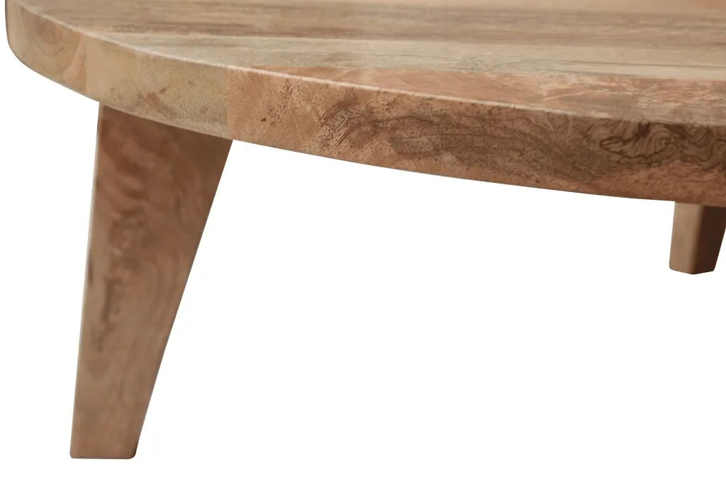 Table basse - Vintage - 65 cm round (nature)