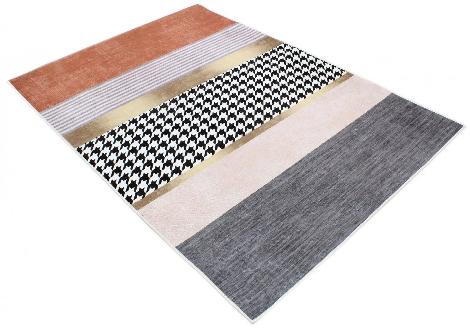 Tapis Wilton - Esme (orange/multicolore)