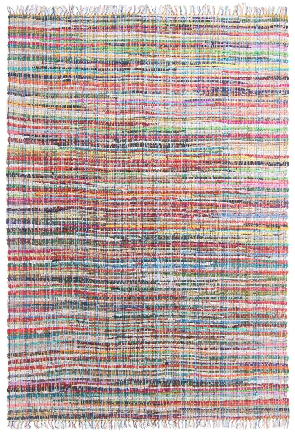 Tapis patchwork - Sadon (orange/multicolore)