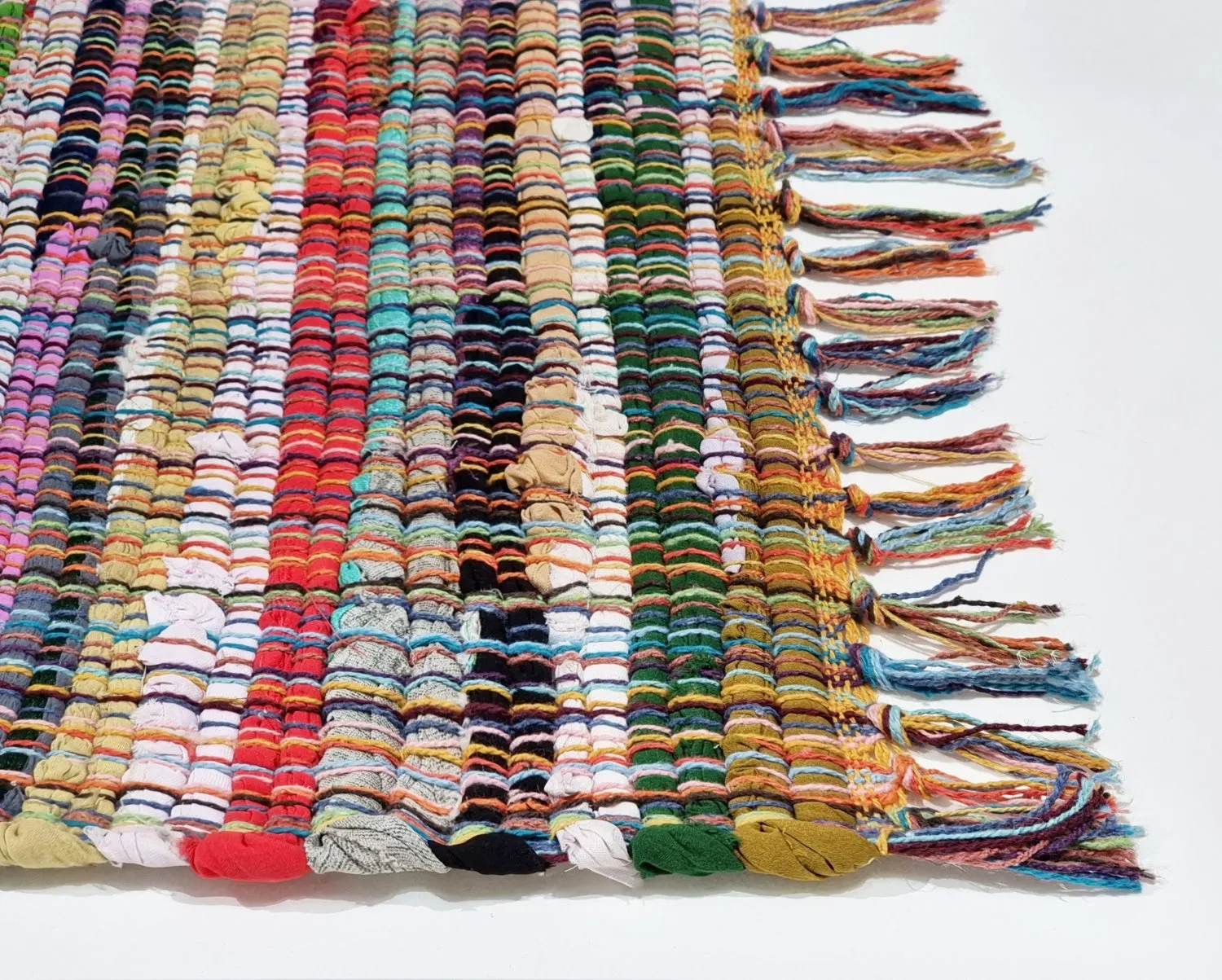 Tapis patchwork - Sadon (orange/multicolore)