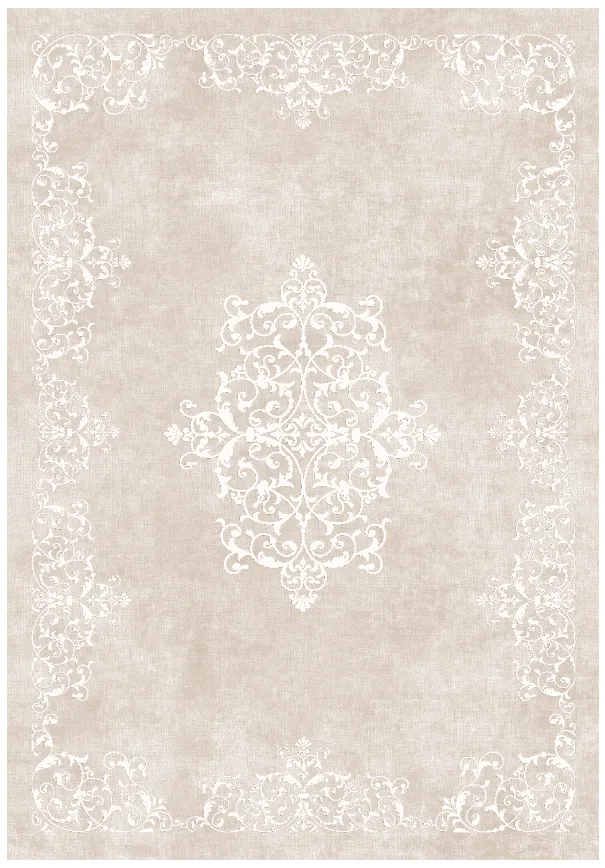 Tapis Wilton - Santi (beige/blanc)