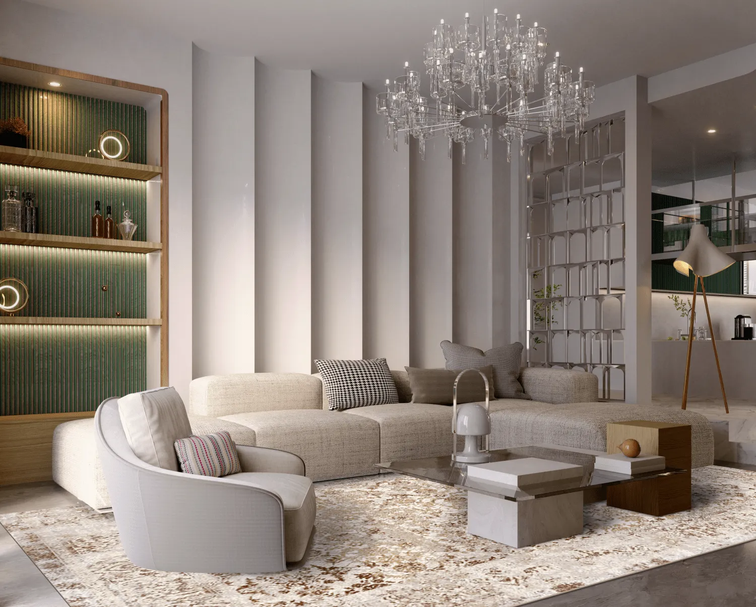 Tapis Wilton - Denizli (beige)