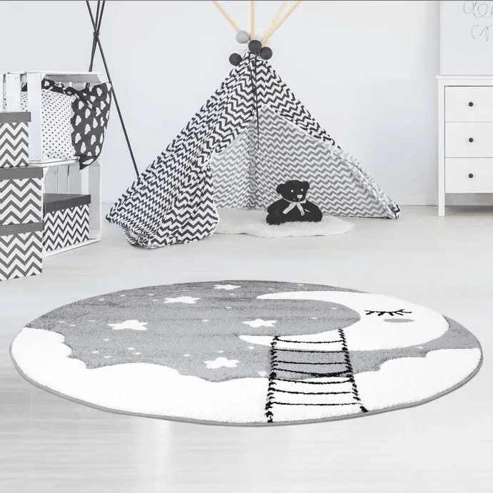 Tapis enfant - Bueno Moon (gris)