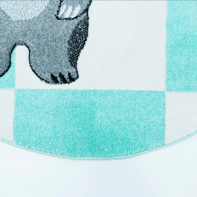 Tapis pour enfants - Bueno Indian Bear (turquoise)