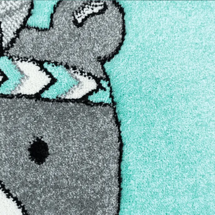 Tapis pour enfants - Bueno Indian Bear (turquoise)