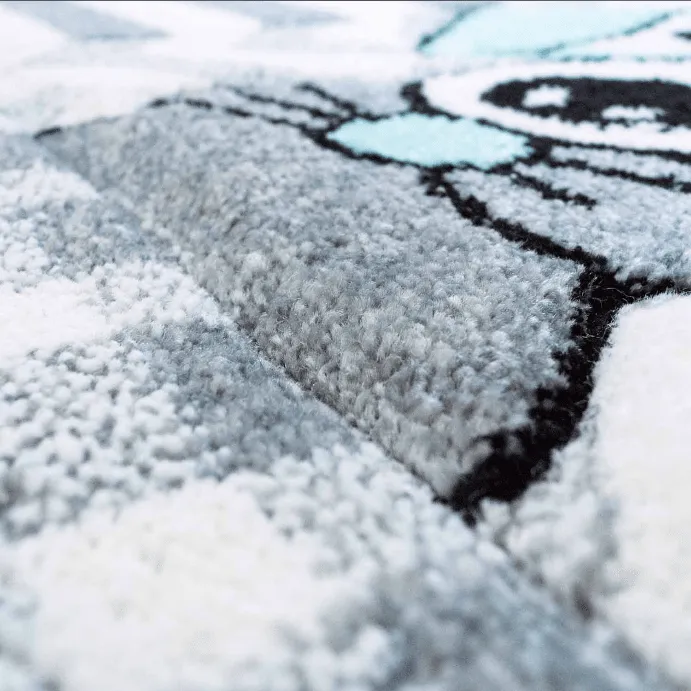 Tapis pour enfants - Bueno Animals (turquoise)