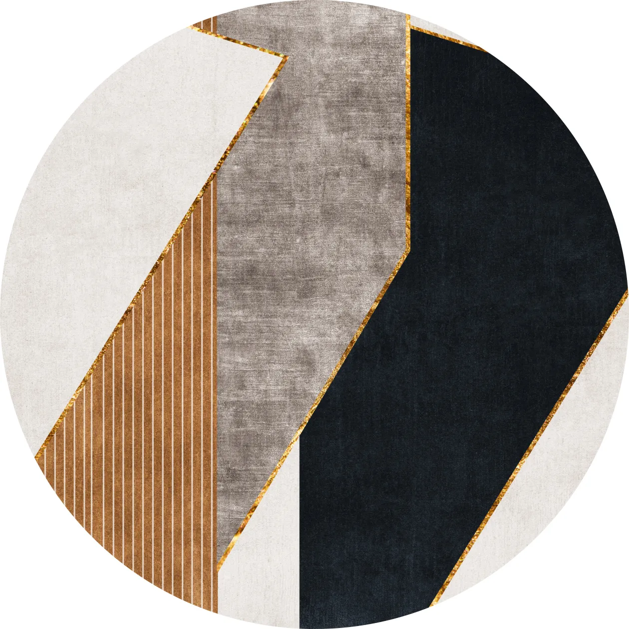 Tapis rond - Serenity (multicolore)