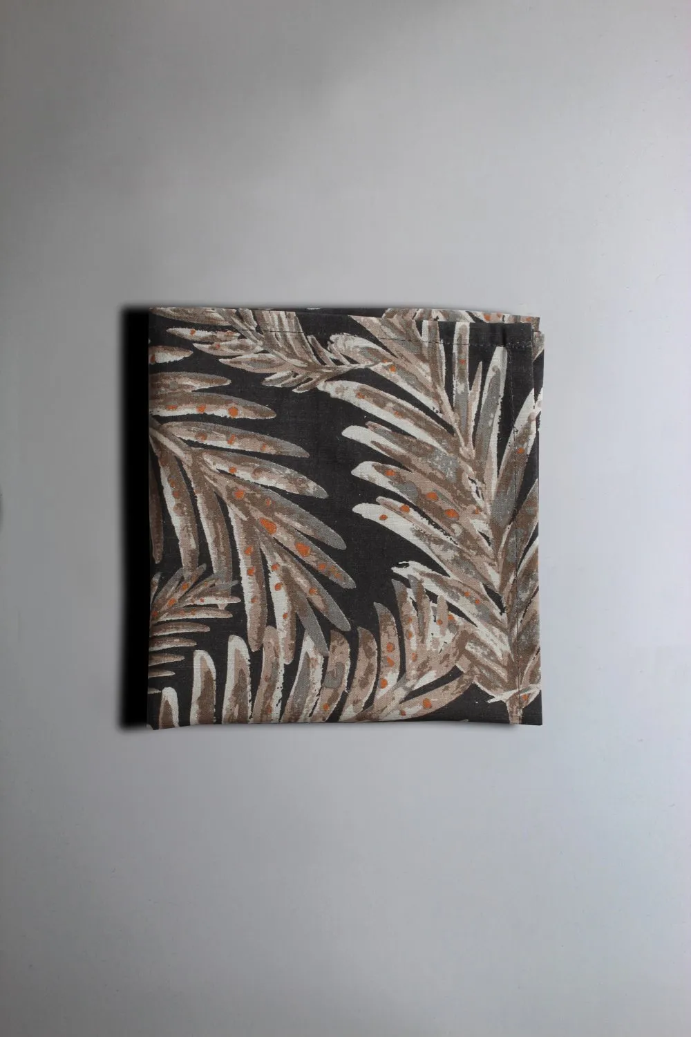 Serviettes de table en tissu - lot de 4 Acacia (argent)