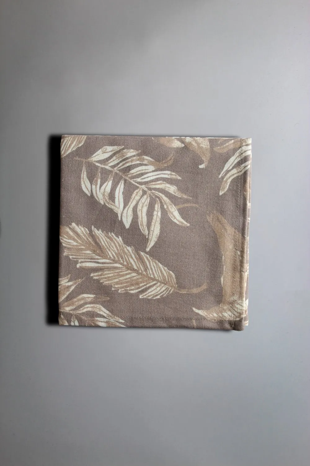 Serviettes de table en tissu - lot de 4 Lowe (beige)
