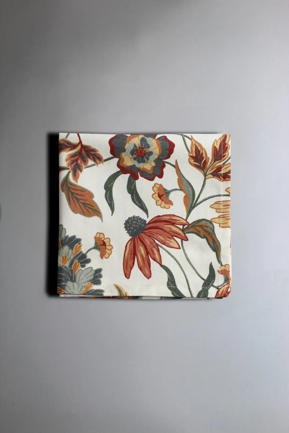 Serviettes de table en tissu - lot de 4 Mathilde (rouille)
