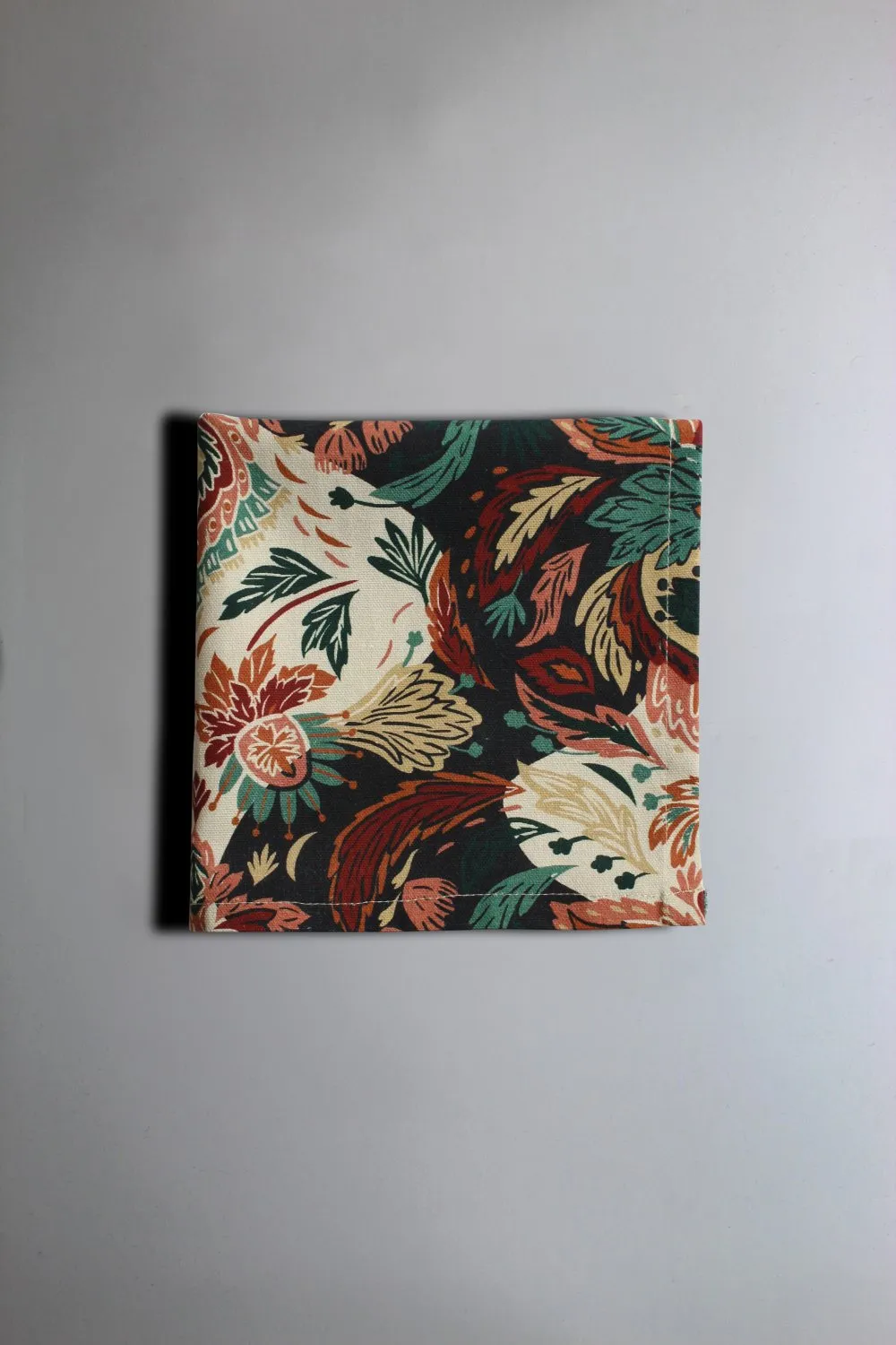 Serviettes de table en tissu - lot de 4 Paula (bleu/multi)