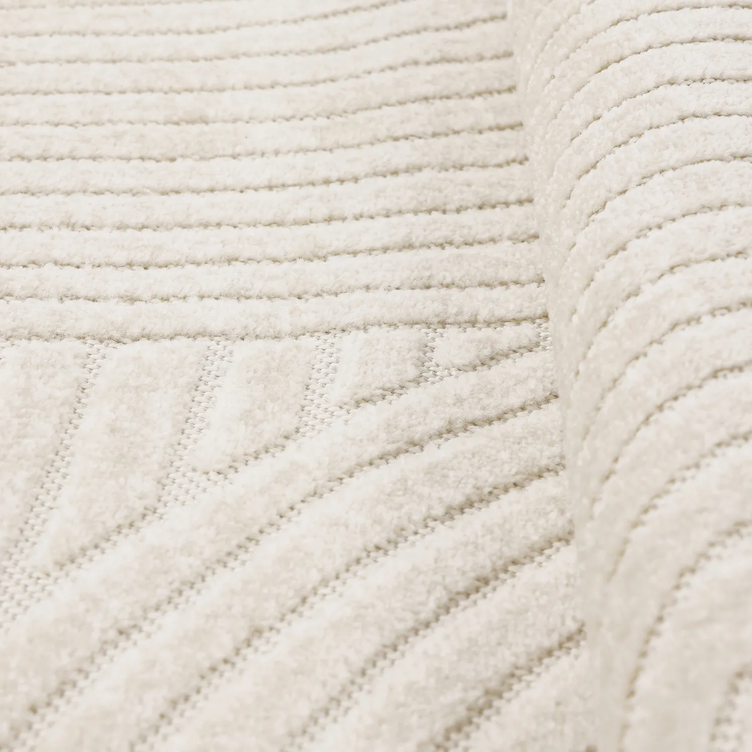 Tapis rond - Devon (crème)