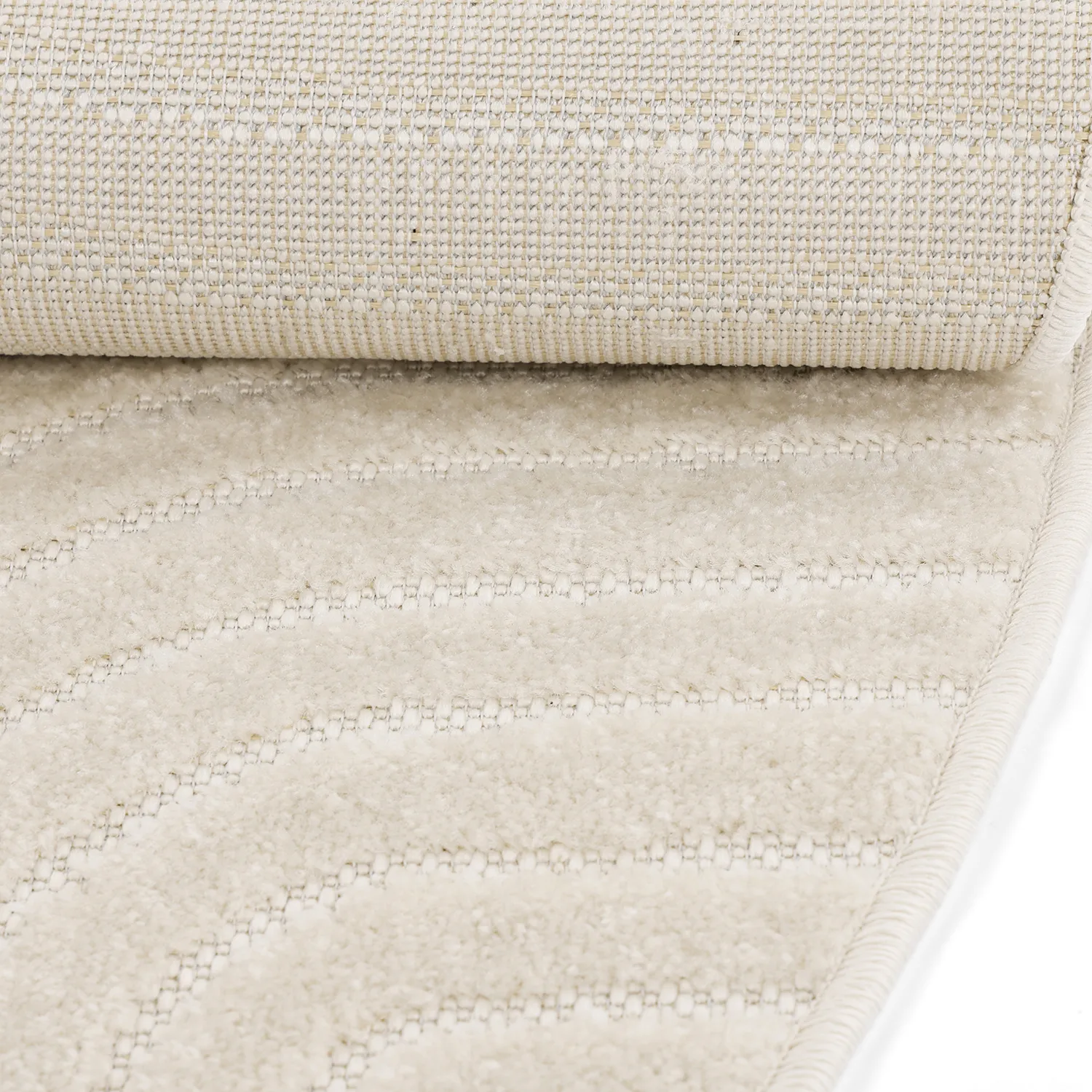 Tapis rond - Devon (crème)