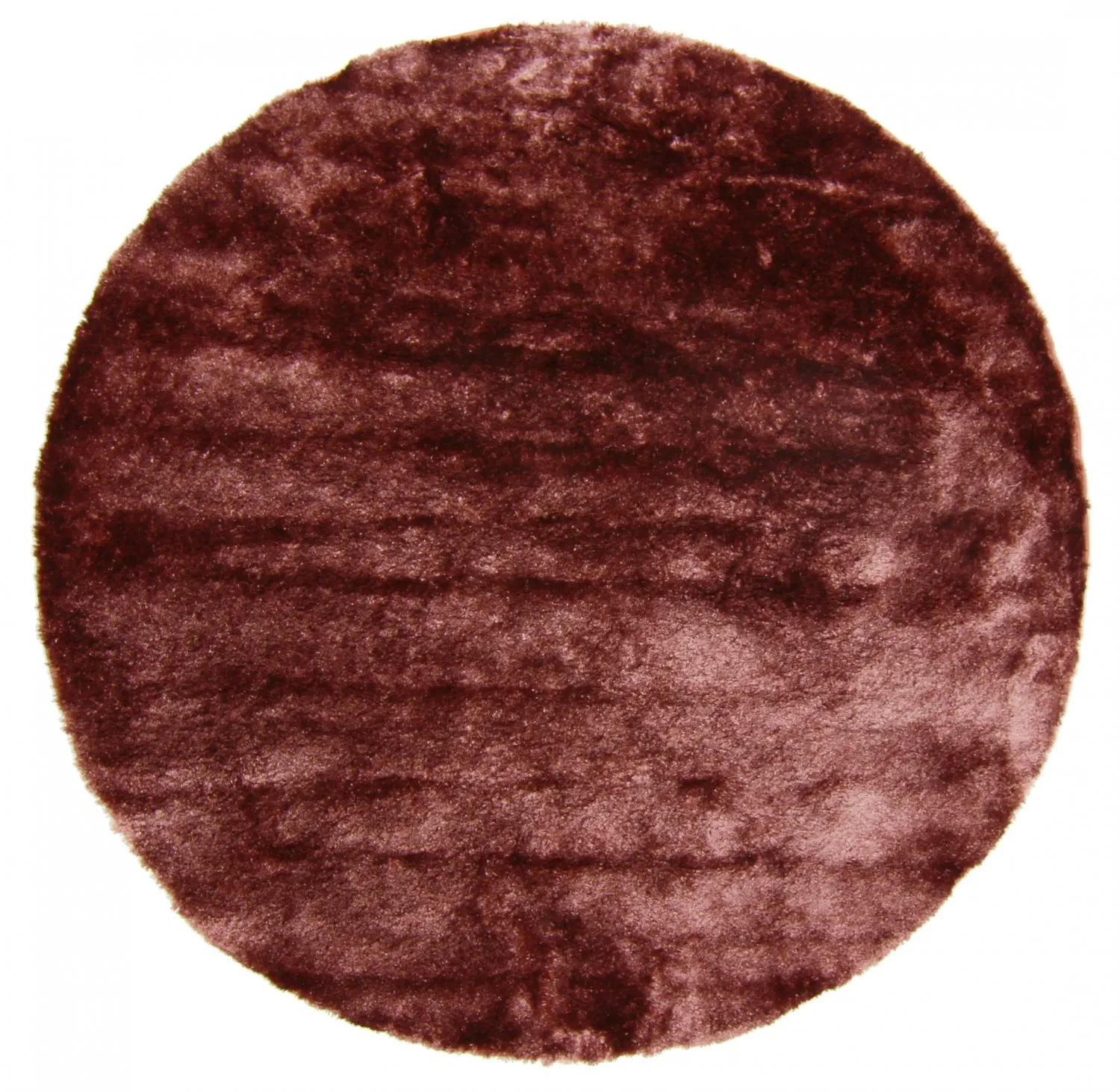 Tapis ronds - Shaggy Luxe (rose corail)