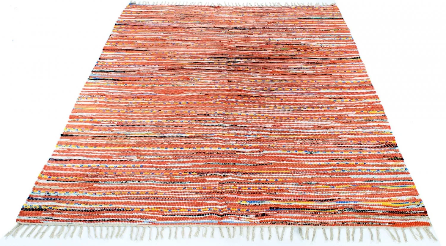 Tapis patchwork - Delhi (orange)