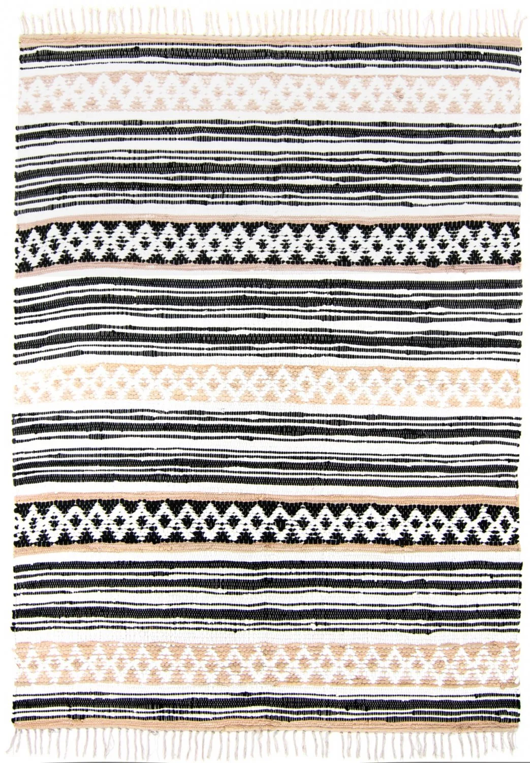 Tapis patchwork - Orissa (beige)