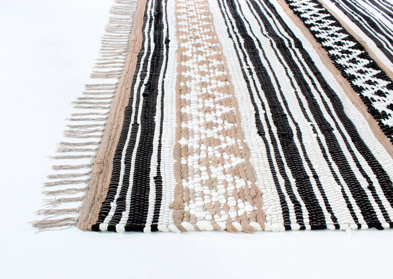 Tapis patchwork - Orissa (beige)