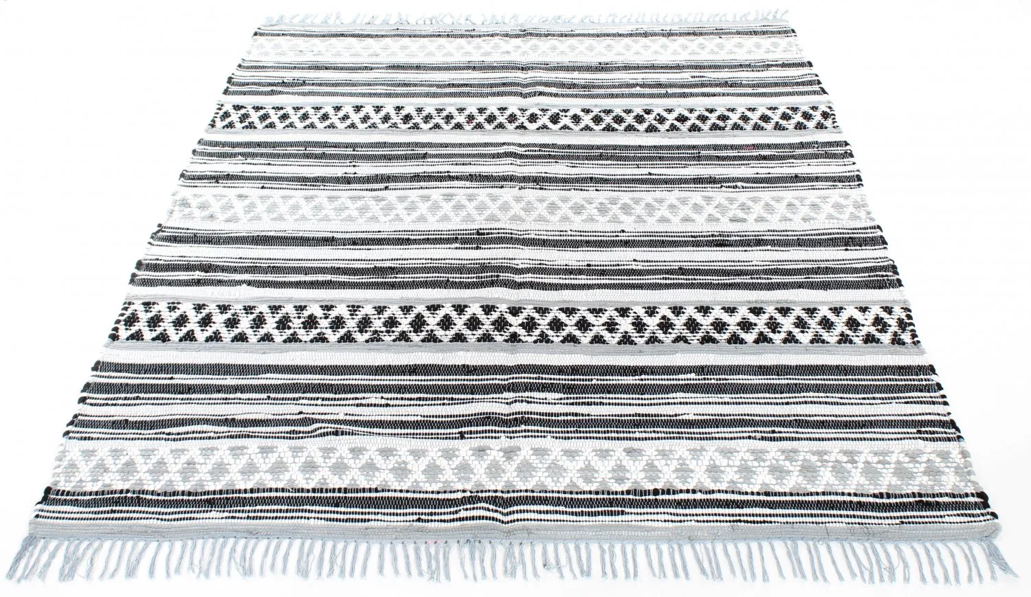 Tapis patchwork - Orissa (gris)