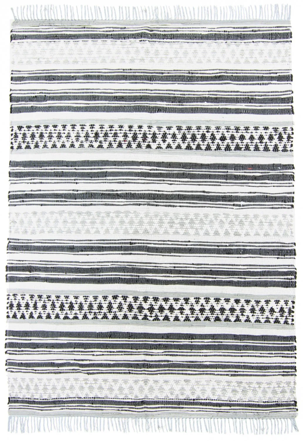 Tapis patchwork - Orissa (gris)
