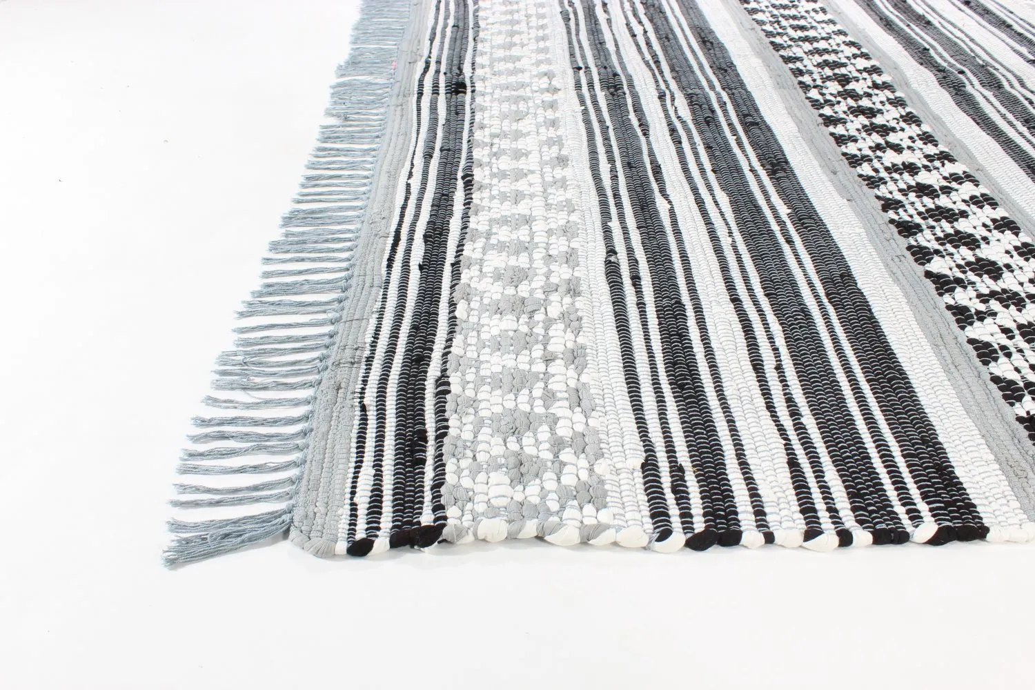 Tapis patchwork - Orissa (gris)