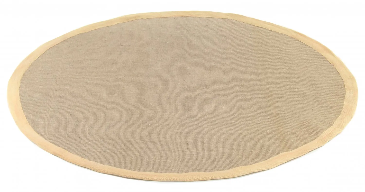 Tapis rond (sisal) - Agave (taupe clair)