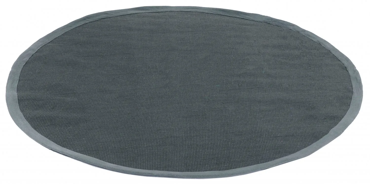 Tapis rond (sisal) - Agave (gris foncé)