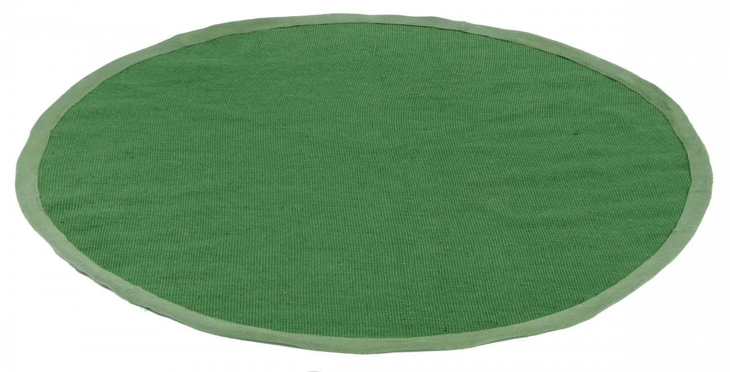 Tapis rond (sisal) - Agave (vert)