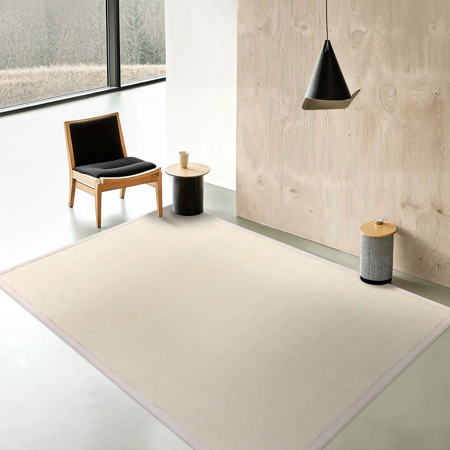 Tapis en sisal - Agave (argent/gris)