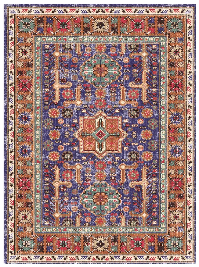 Tapis Wilton - Patnos (bleu/multicolore)