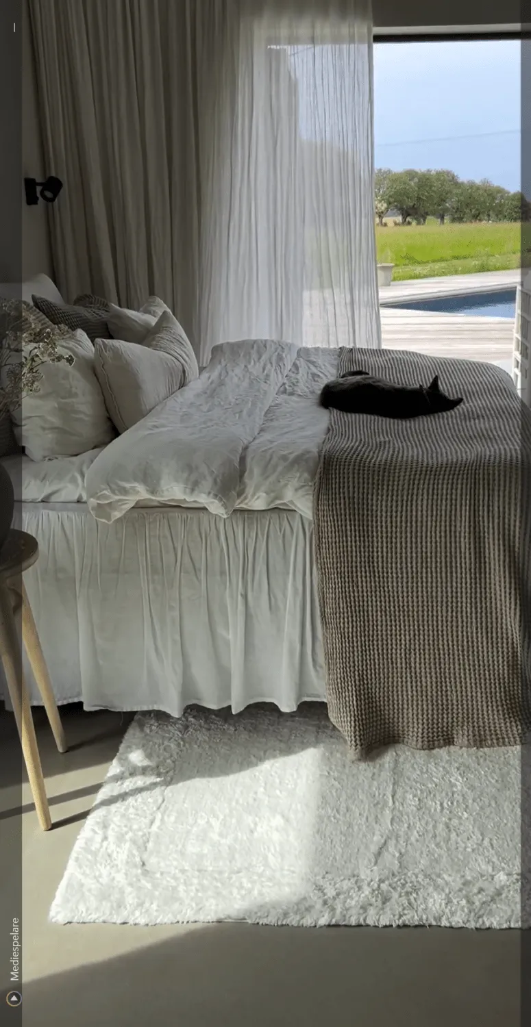 Tapis shaggy - Ebba Natural Cotton Shaggy (blanc cassé)